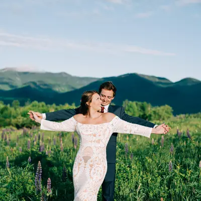 Sugar Hill, Franconia, New Hampshire, Lupine Season Elopement